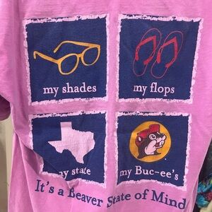 Comfort Colors Buc’ees Vibrant Pink T-Shirt